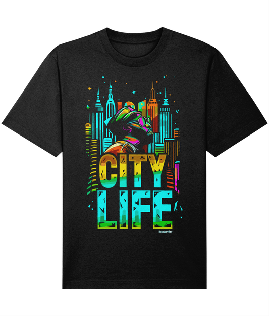 Hit the streets in Loungevity's 240g Heavyweight T-Shirt. More than just a tee, it's the ultimate urban armour – solid, fly, and built for the cityscape flex.109