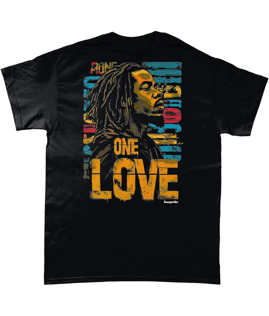 Loungevity's Limited Edition Men's T-Shirts: Bold 'Logo-Front, Artwork-Back' designs merge with premium comfort for a statement-making urban wardrobe essential.113